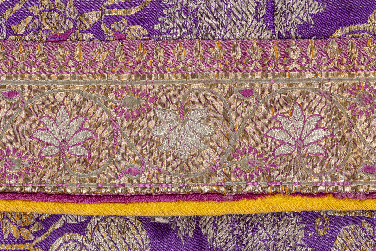 Purple Borcade Chapan