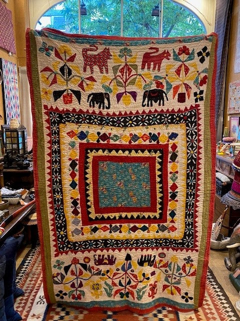 Bhopa Rabani appliqué Goderi quilt
