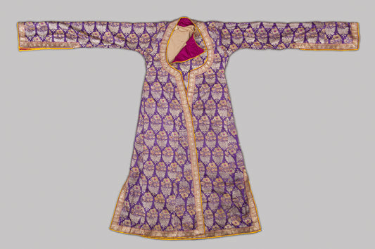 Purple Borcade Chapan